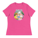 Thank You for Being a Friend (Women's Relaxed T-Shirt)-Women's T-Shirts-Swish Embassy