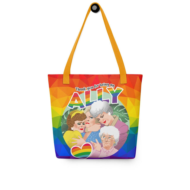 Thank You For Being An Ally (Tote bag)-Bags-Swish Embassy