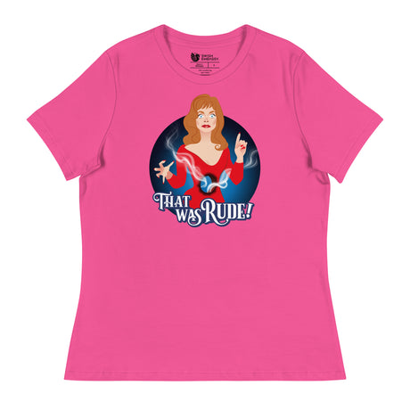 That Was Rude (Women's Relaxed T-Shirt)-Women's T-Shirts-Swish Embassy