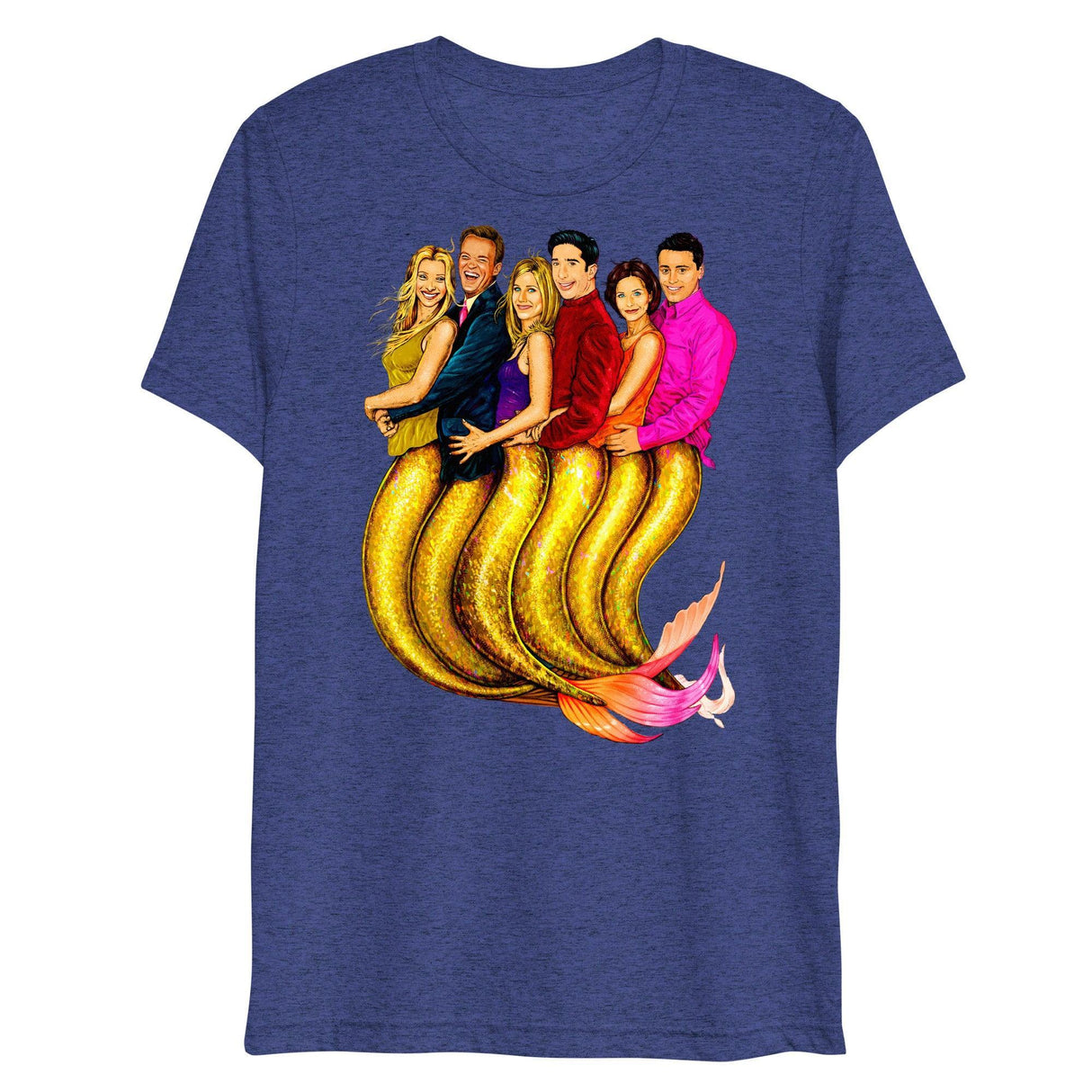 The One Where They're Mermaids (Triblend)-Triblend T-Shirt-Swish Embassy