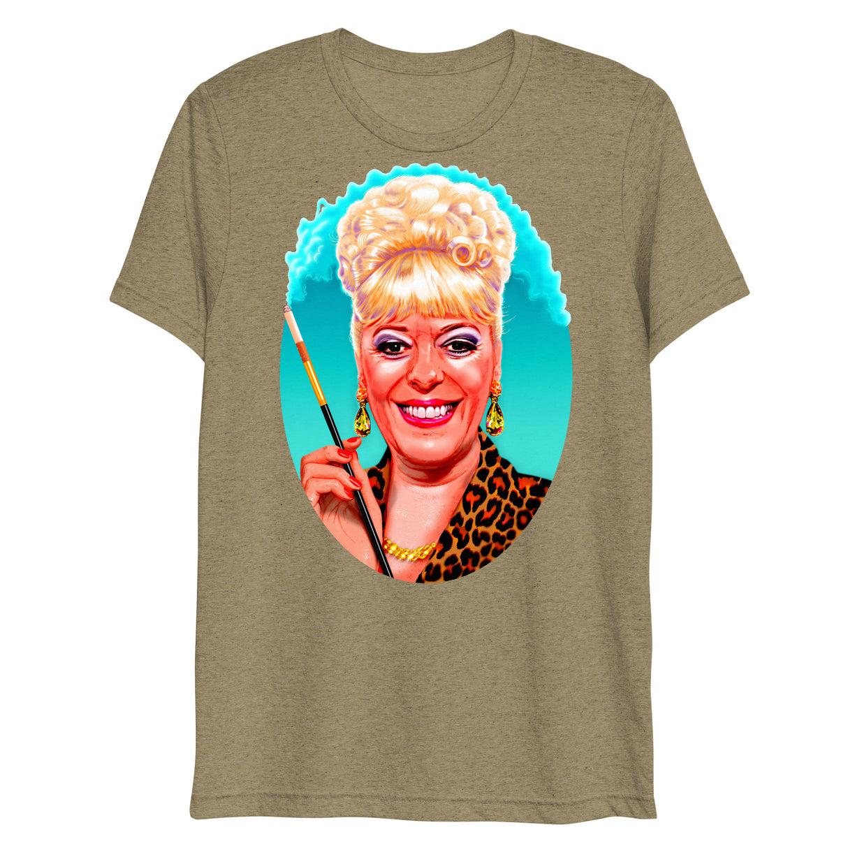 The Queen of The Street (Triblend)-Triblend T-Shirt-Swish Embassy