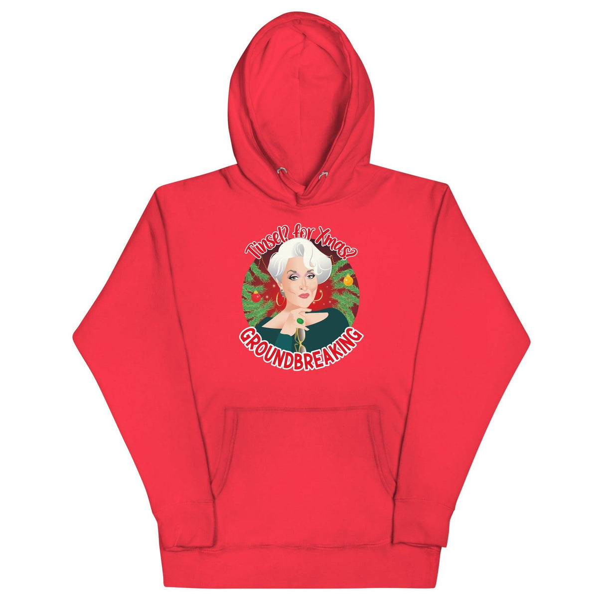 Tinsel for Xmas? Groundbreaking (Hoodie)-Christmas Hoodies-Swish Embassy