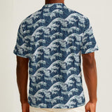 Tsunami (Cotton Button Shirt)-Cotton Button Shirt-Swish Embassy