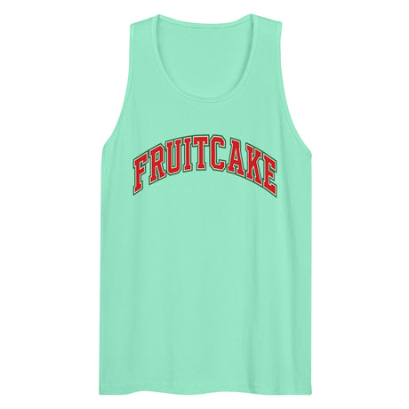 Varsity Fruitcake (Tank top)-Christmas Tank Tops-Swish Embassy