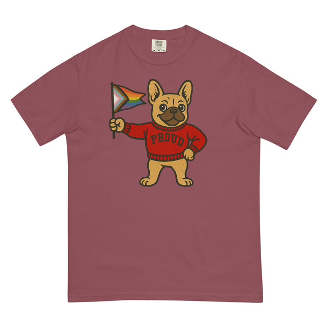 Varsity Pride Puppy (Boxy Tee)-Boxy T-Shirt-Swish Embassy