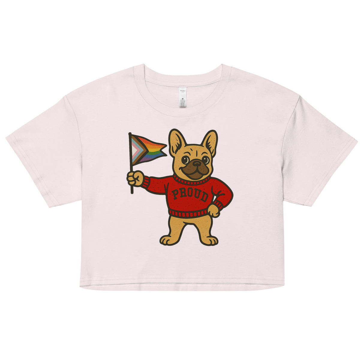 Varsity Pride Puppy (Crop Top)-Crop Top-Swish Embassy