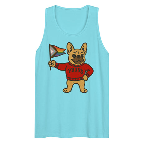 Varsity Pride Puppy (Tank Top)-Tank Top-Swish Embassy