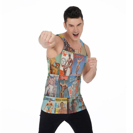 Vintage Beefcake (Allover Tank Top)-Allover Tank Top-Swish Embassy