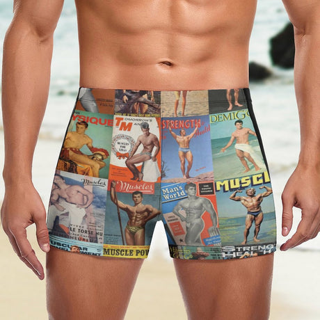 Vintage Beefcake (Square Cut Trunks)-Square Cut Trunks-Swish Embassy