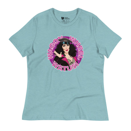 Wagon Wheel Watusi (Women's Relaxed T-Shirt)-Women's T-Shirts-Swish Embassy