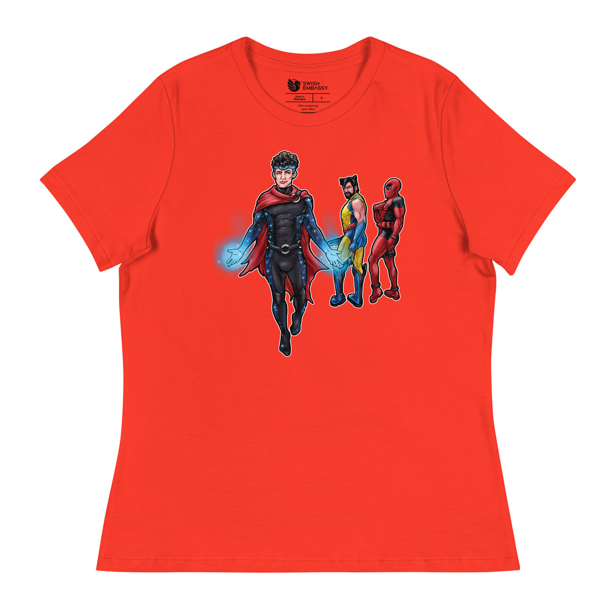 Wanda-ring Eye (Women's Relaxed T-Shirt)-Women's T-Shirts-Swish Embassy