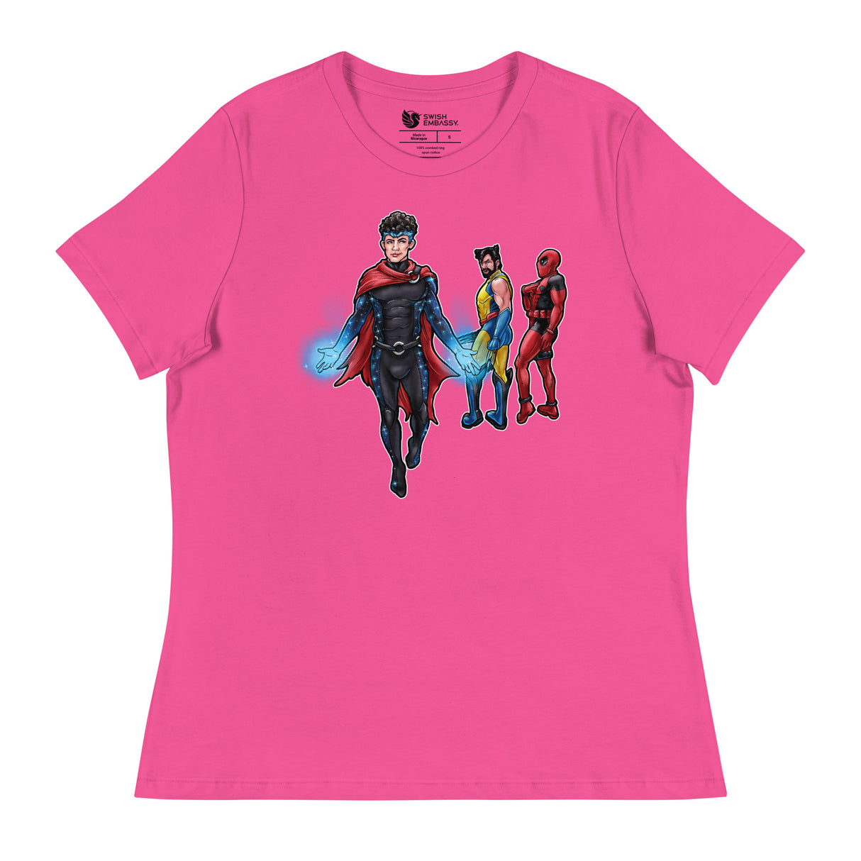 Wanda-ring Eye (Women's Relaxed T-Shirt)-Women's T-Shirts-Swish Embassy