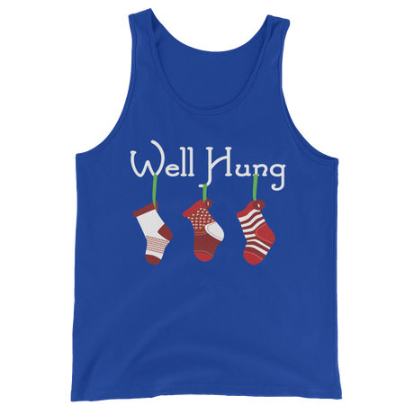 Well Hung Stocking (Tank Top)-Christmas Tank Tops-Swish Embassy