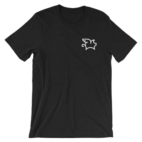 When Pigs Fly (Embroidered T-Shirt)-Embroidered T-Shirts-Swish Embassy