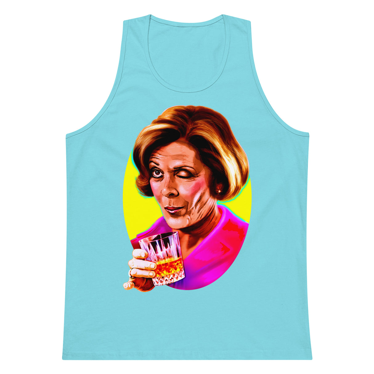 Wink and Drink (Tank Top)-Tank Top-Swish Embassy