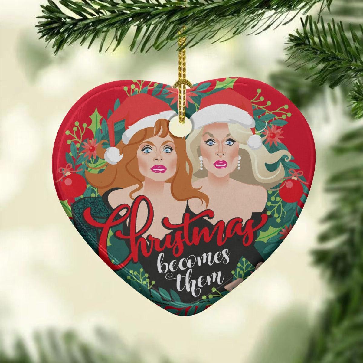 Xmas Becomes Them (Ceramic Holiday Keepsake)-Ceramic Holiday Keepsake-Swish Embassy