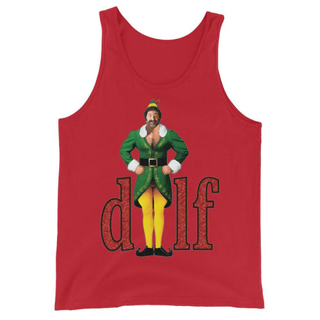 XMas DILF (Tank Top)-Christmas Tank Tops-Swish Embassy