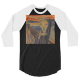 Strike a Scream (Raglan) - Black/White