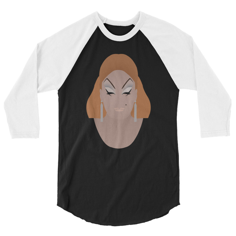 Divine (Raglan) - Black/White
