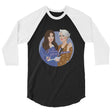 Cerulean (Raglan) - Black/White