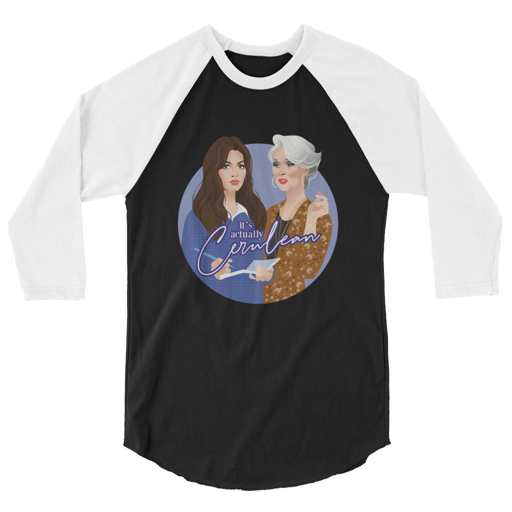 Cerulean (Raglan) - Black/White