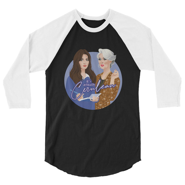 Cerulean (Raglan) - Black/White