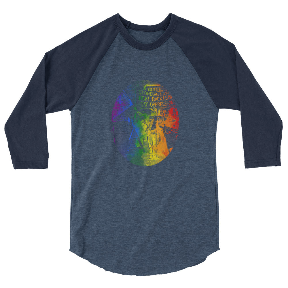 Stonewall (Raglan) - Heather Denim/Navy