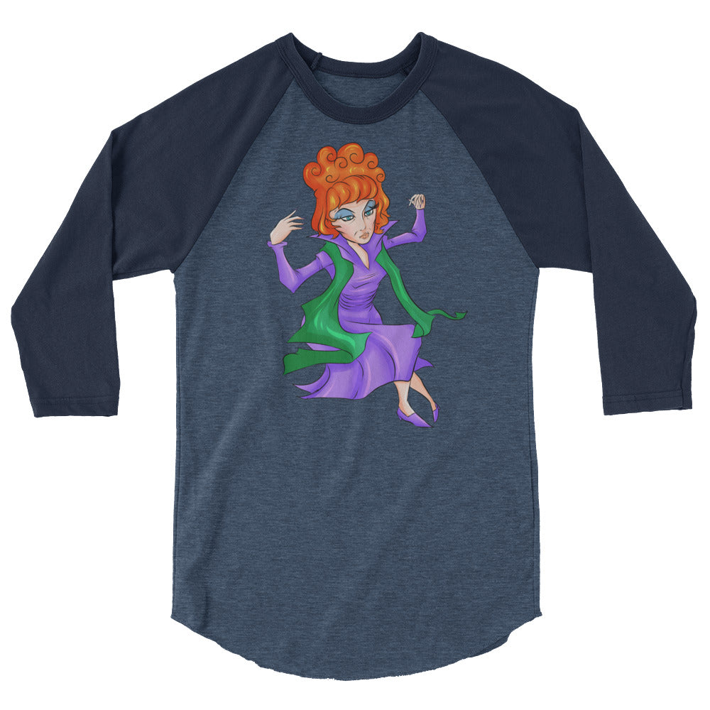 Endora (Raglan) - Heather Denim/Navy