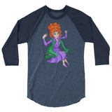 Endora (Raglan) - Heather Denim/Navy