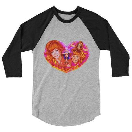 Fancy Like This (Raglan) - Heather Grey/Black