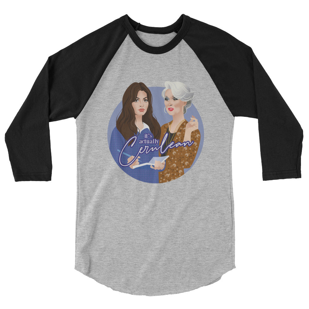 Cerulean (Raglan) - Heather Grey/Black