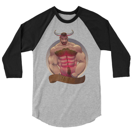 Taurus (Raglan) - Heather Grey/Black