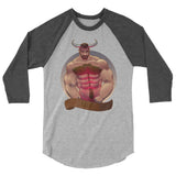 Taurus (Raglan) - Heather Grey/Heather Charcoal