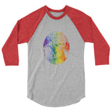 Stonewall (Raglan) - Heather Grey/Heather Red