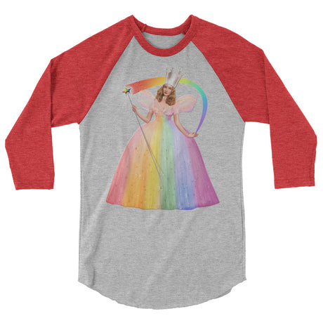 Are You a Good B*tch? (Raglan) - Heather Grey/Heather Red