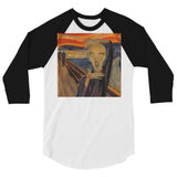 Strike a Scream (Raglan) - White/Black