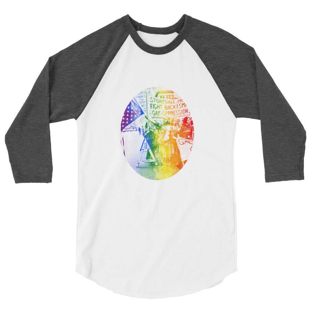 Stonewall (Raglan) - White/Heather Charcoal