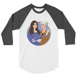 Cerulean (Raglan) - White/Heather Charcoal