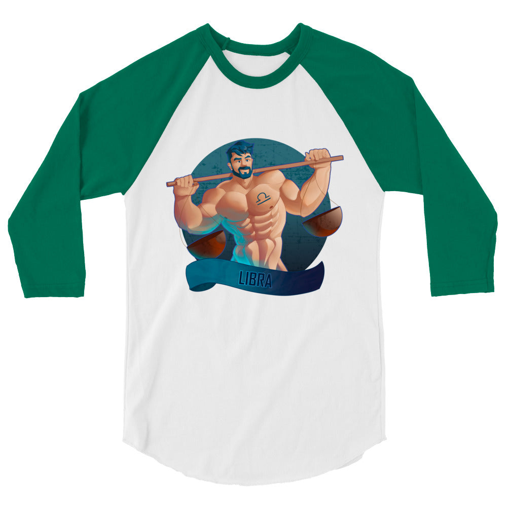 Libra (Raglan) - White/Kelly