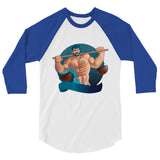Libra (Raglan) - White/Royal