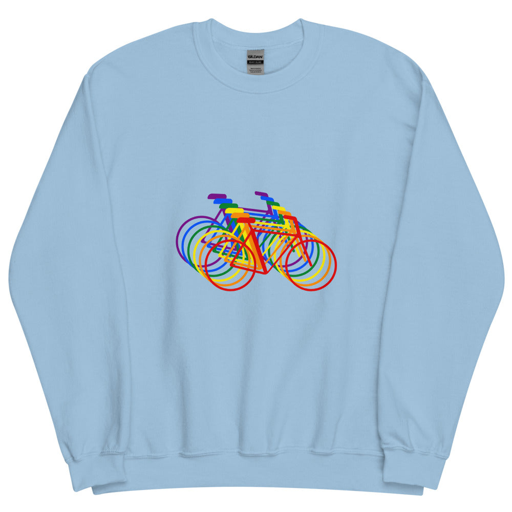 Village Bicycle (Sweater) - Light Blue