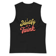 I Identify as a Twink (Muscle Shirt) - Black