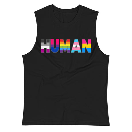 Human (Muscle Shirt) - Black