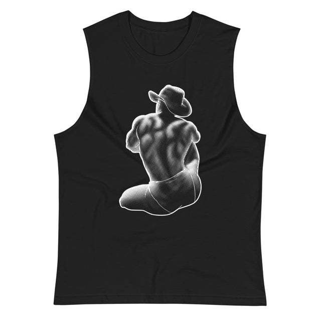 Bikini Cowboy (Muscle Shirt) - Black
