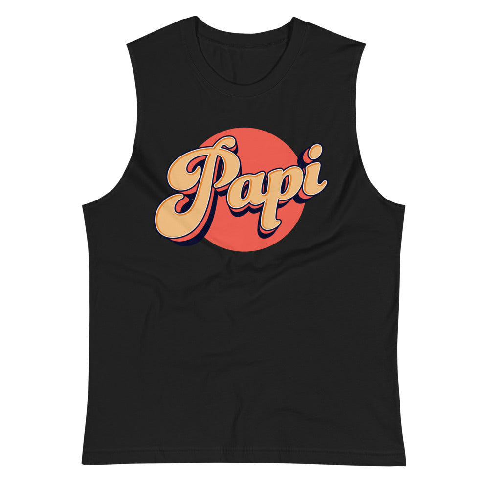 Papi (Muscle Shirt) - Black