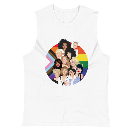 Pride Divas (Muscle Shirt) - White
