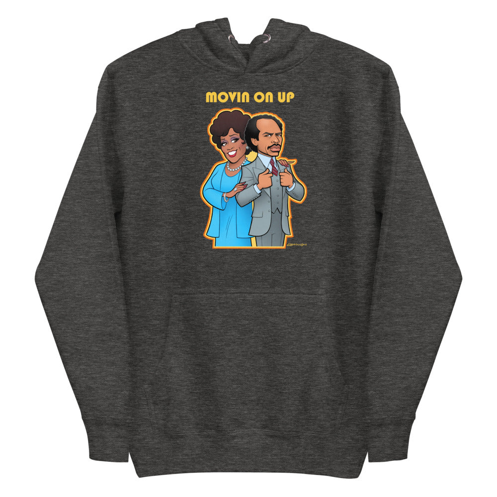 Movin on Up (Hoodie) - Charcoal Heather