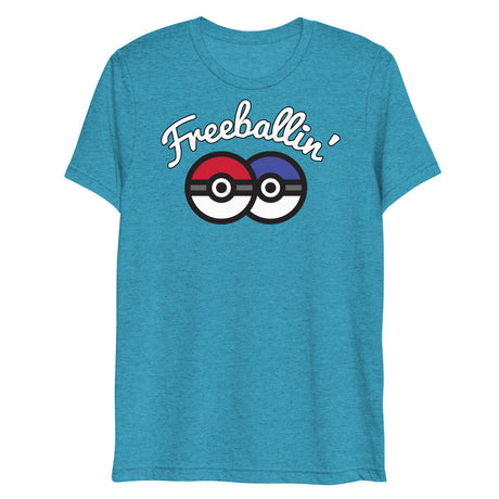 Freeballin' (Triblend) - Aqua Triblend