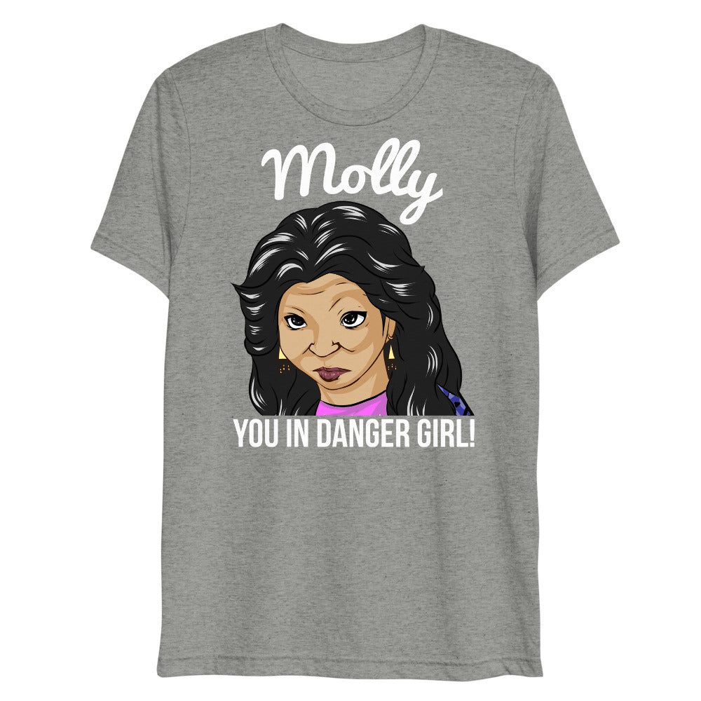 Molly You in Danger Girl (Triblend) - Athletic Grey Triblend