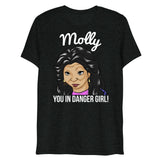 Molly You in Danger Girl (Triblend) - Charcoal-Black Triblend